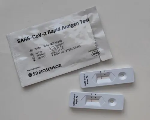 Photo of a Covid-19 test kit