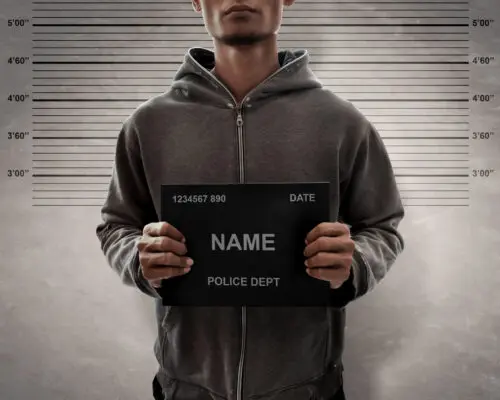 Mugshot of criminal