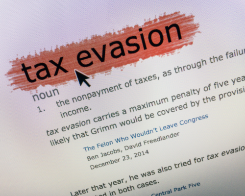 Tax Evasion definition